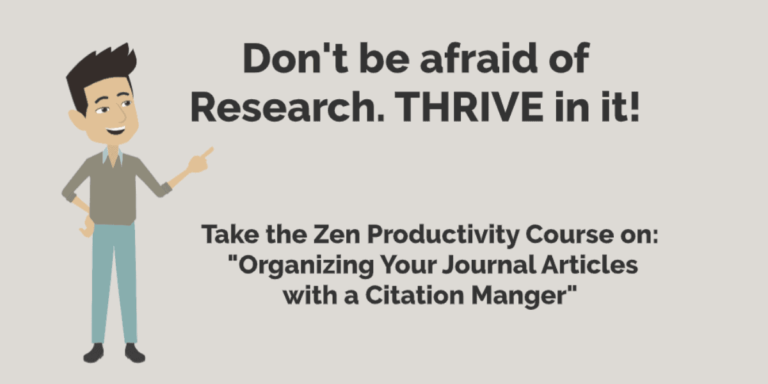Citation Manager Course - Zen Productivity